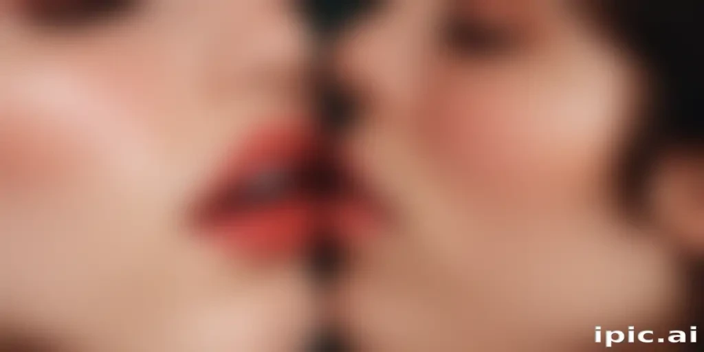 aesthetic kiss