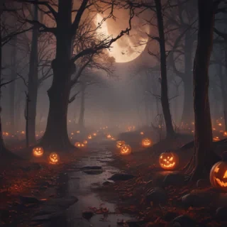 halloween aesthetic background