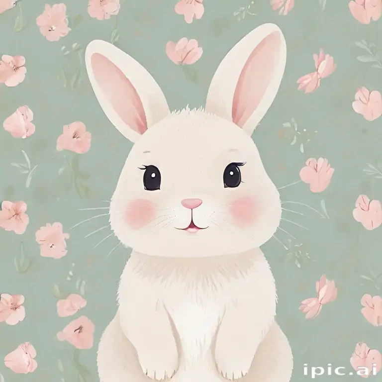 cute bunny background