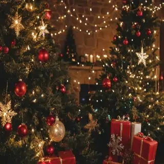 christmas background aesthetic
