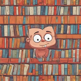 book cartoon image