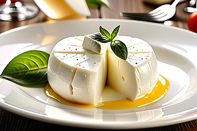 mozzarella-and-cream cheese often served as an appetizer