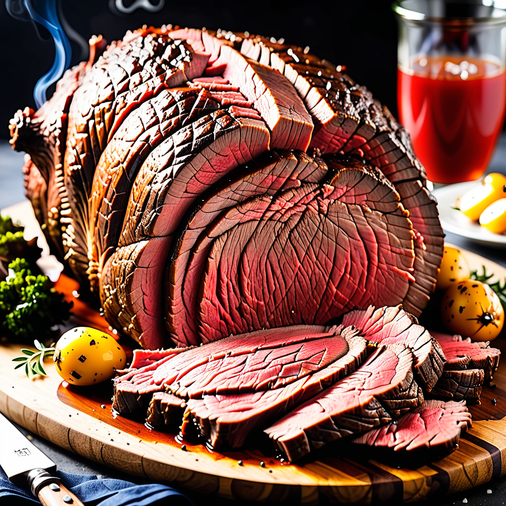 smoked bottom round beef roast