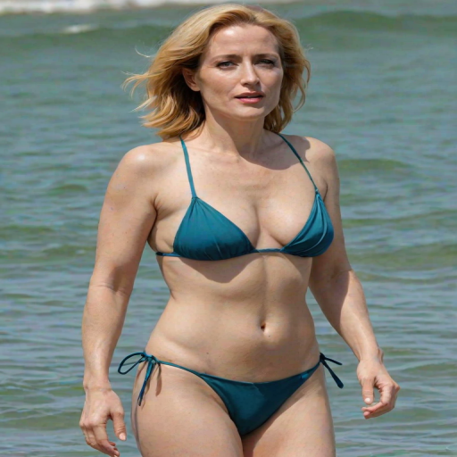 gillian anderson bikini pics