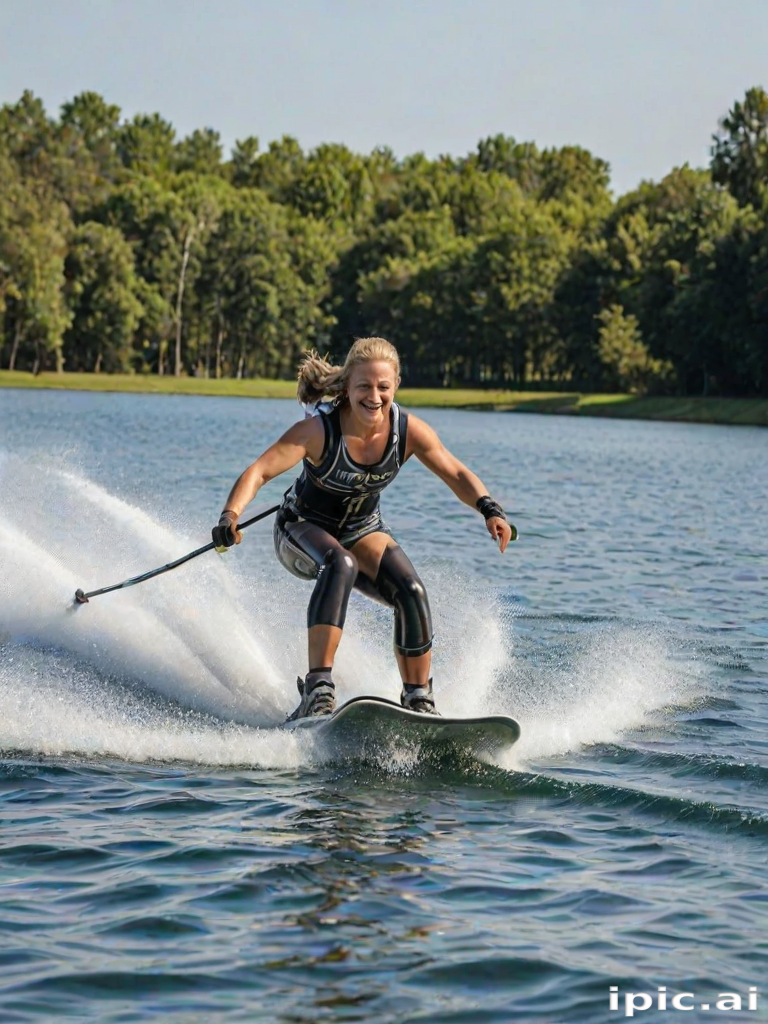 water skiing