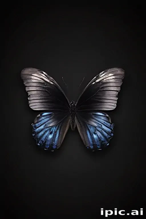 black butterfly wallpaper