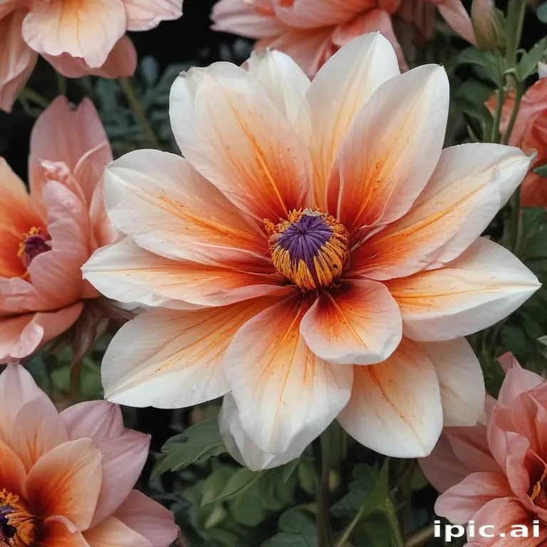 flower line work