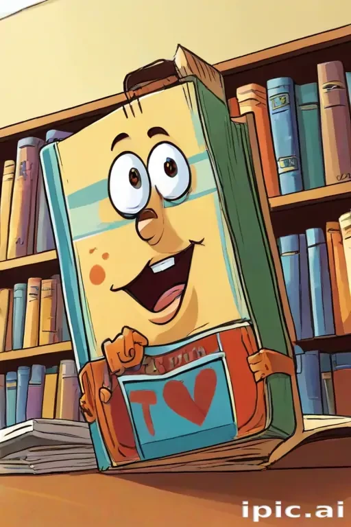 book cartoon image