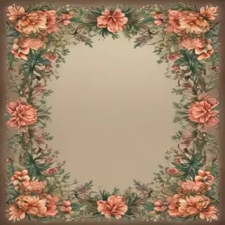 floral borders clipart