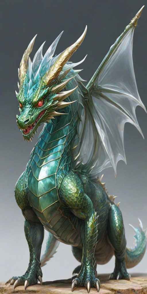 transparent dragon