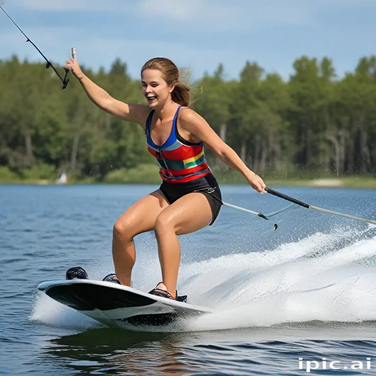 water skiing