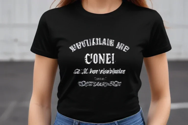 black shirt mock up