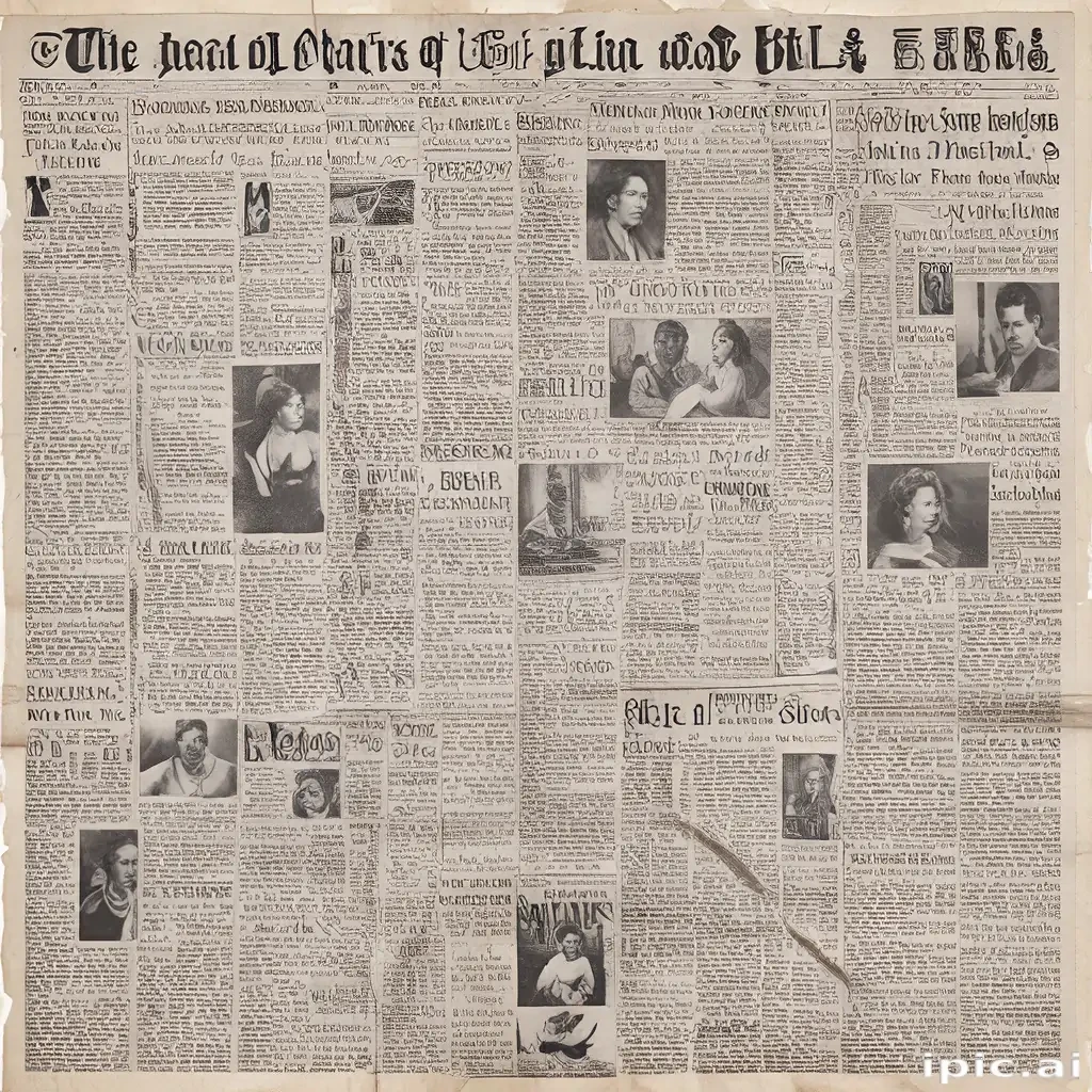 ripped newspaper png