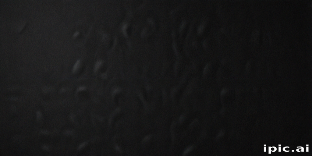 Abstract Texture of Dark Surface with Subtle Fluid Patterns and Depth
