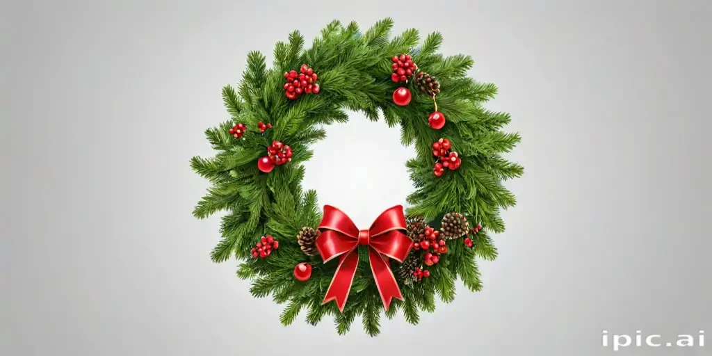 christmas wreath transparent