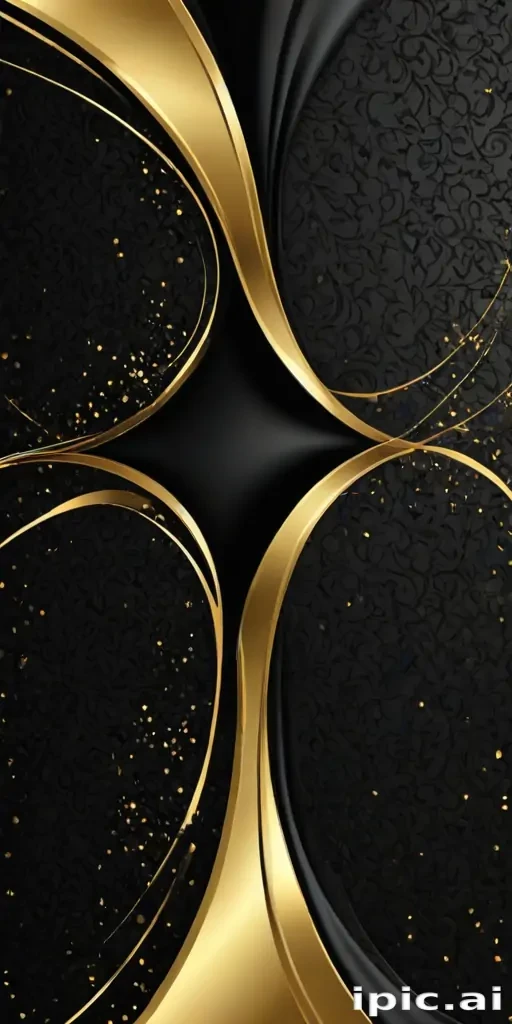 black and gold background