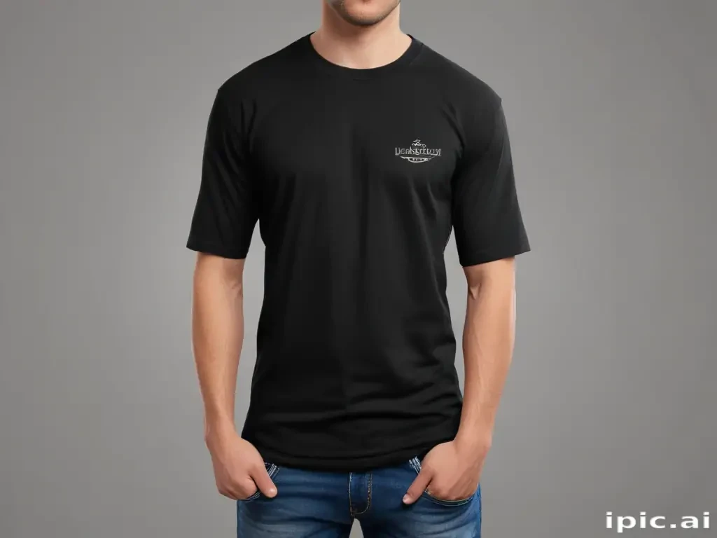 black tee png