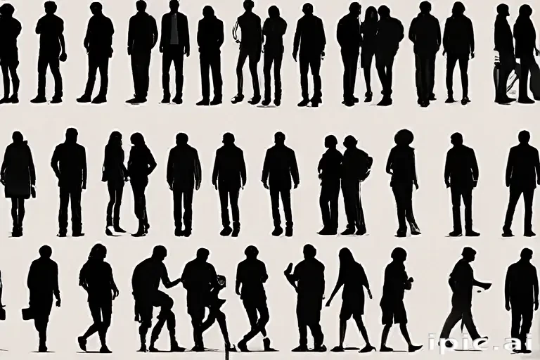 people silhouettes