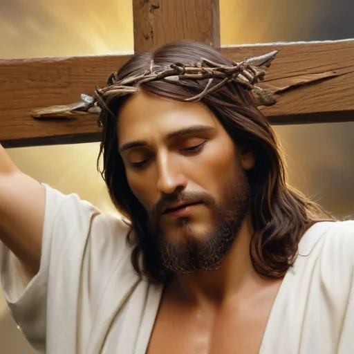 picture of jesus on cross