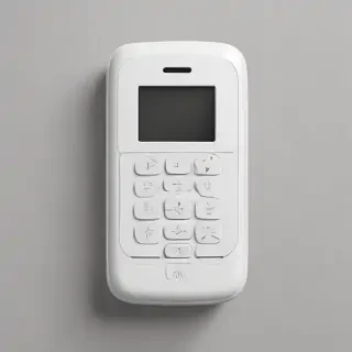 icon phone white