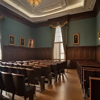 court room background