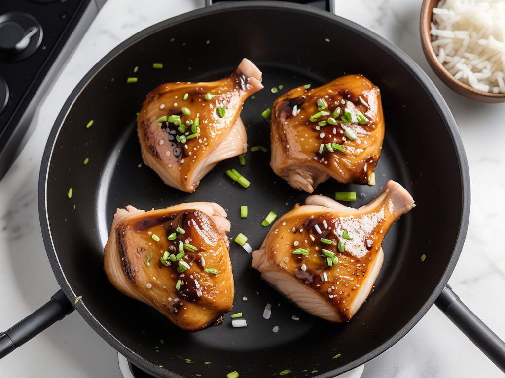 air fry teriyaki chicken thighs