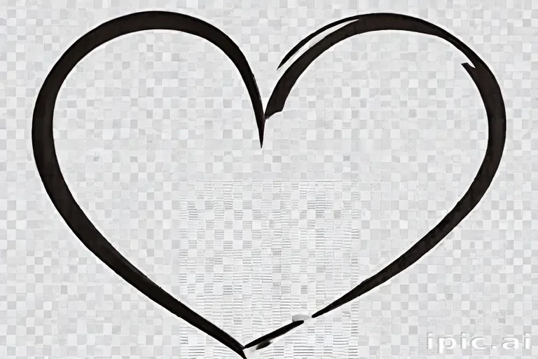 heart outline transparent