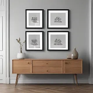 gallery wall mockup