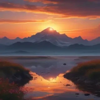 aesthetic wallpaper sunset