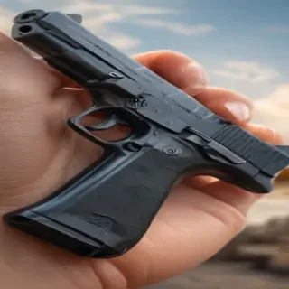 holding gun png