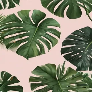aesthetic monstera wallpaper