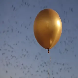 golden balloon