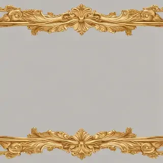 gold border transparent