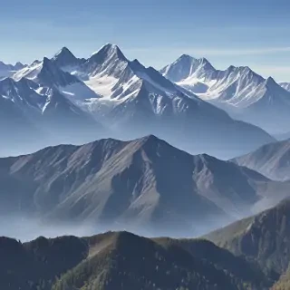 mountains transparent