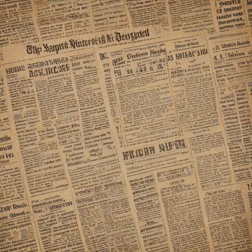 old newspaper background