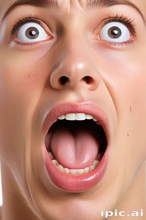 shocked face png