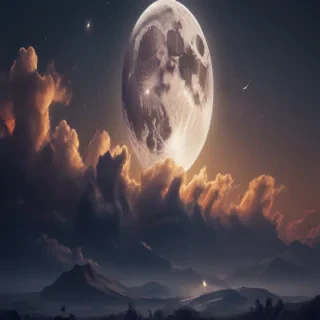 wallpaper iphone moon