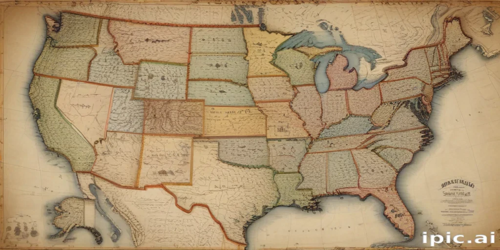 united states of america map