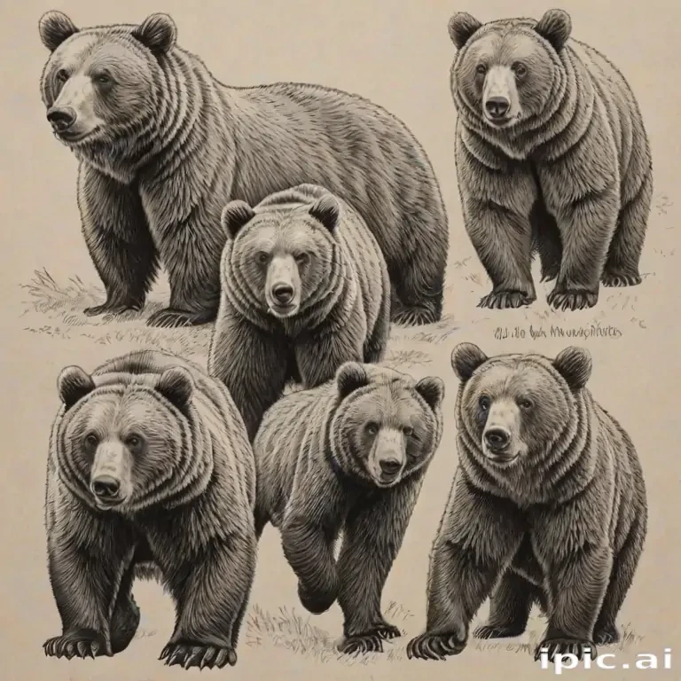 drawings of bears