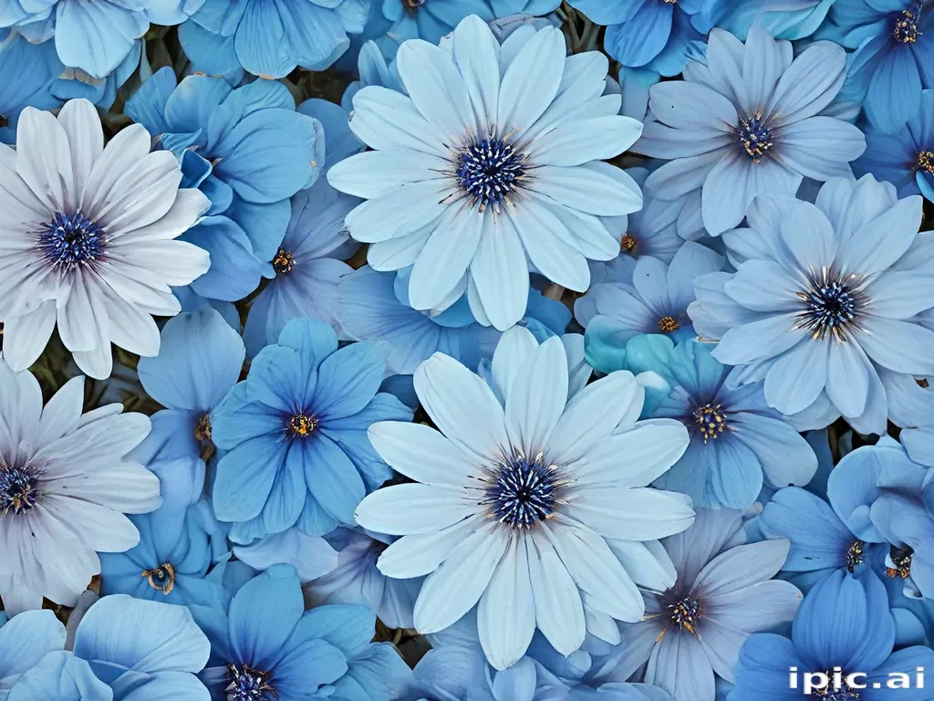 blue flower background