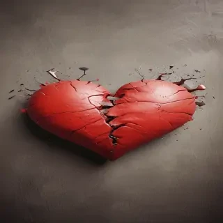 broken heart background