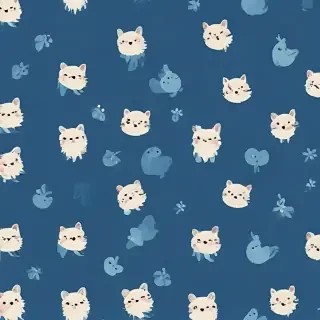 cute blue background