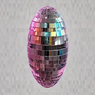transparent background disco ball png