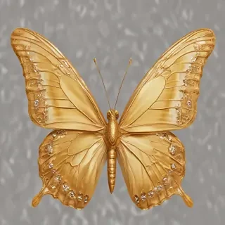 golden butterfly png