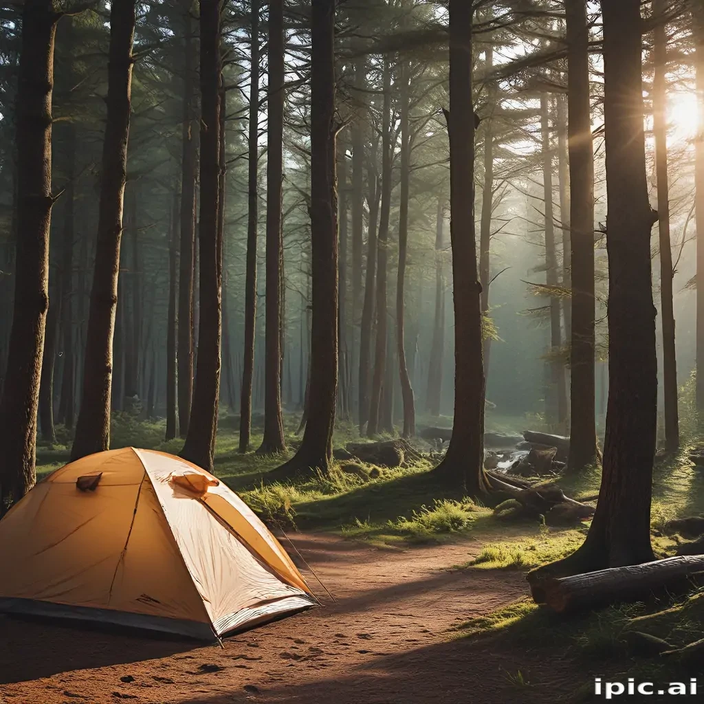 camping background pic
