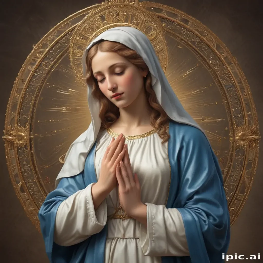 virgin mary clipart