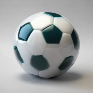 transparent soccer ball