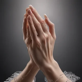 praying hands transparent background