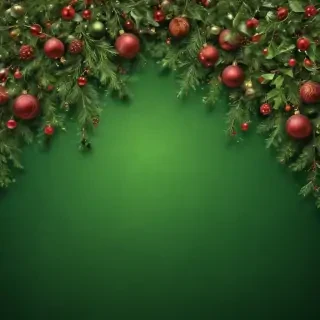 christmas background green