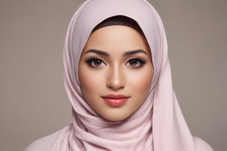 Free Ai Image Generator High Quality And 100 Unique Images Ipic Ai — Draw A Hijab Malay Woman